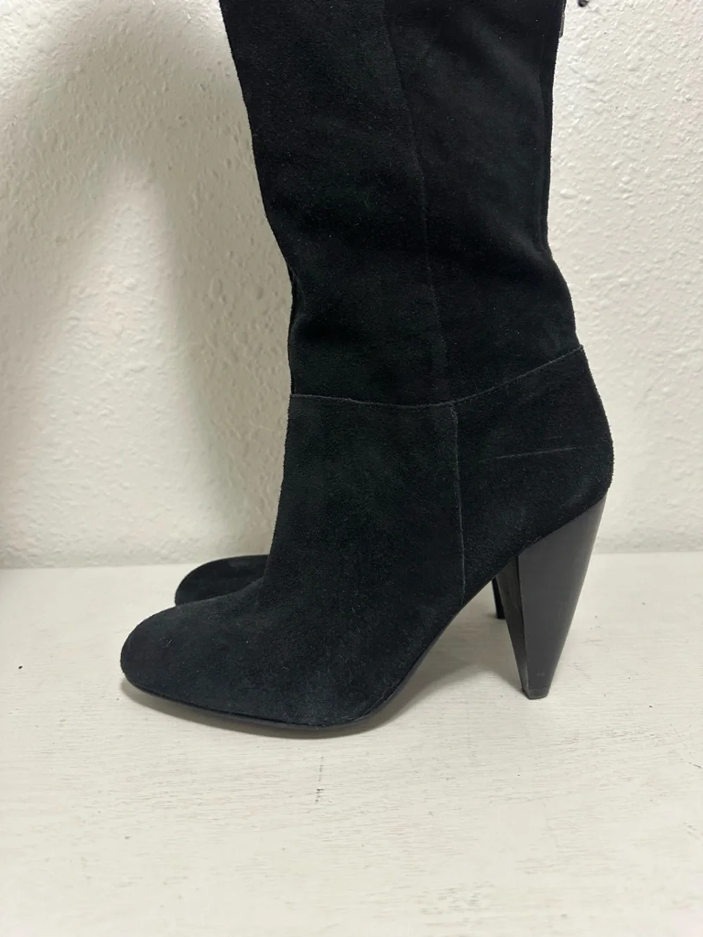 BCDG generation Black Suede Knee-High Women’s Boots